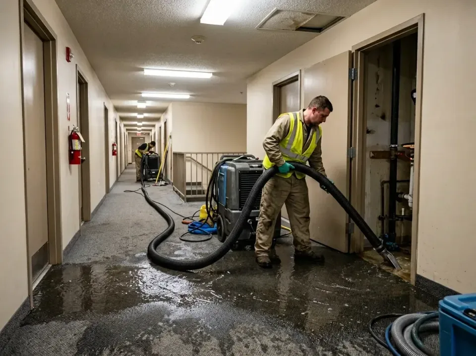 multi-unit-apartment-hallway-f-005 — frequently asked questions, Emergency Burst Pipe Water Extraction & Removal in Tonawand…